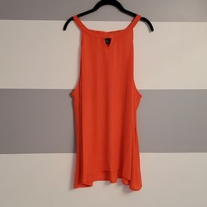 Halter tank Blouse, bright orange